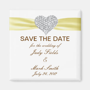 Íman Imã salve a data do casamento do amarelo do