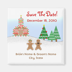 Íman Imã salve a data do Natal/casamento no inverno