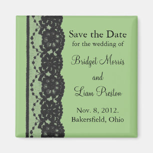 Íman Imã salve a data francesa do laço (verde)