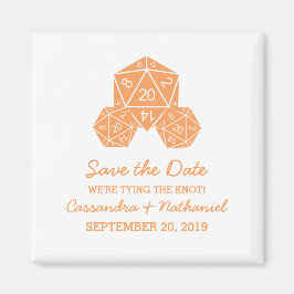 Íman Imã salve a data Laranja D20