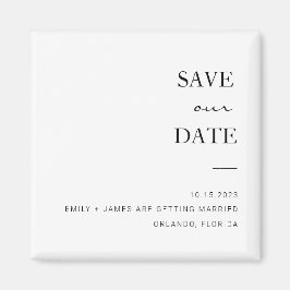 Íman Imã salve a data Mínima Preta + Branco