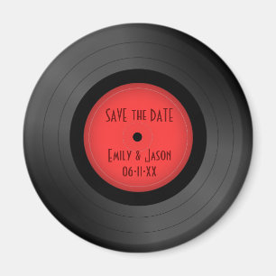 Íman Imã salve a data retro do registro de vinil