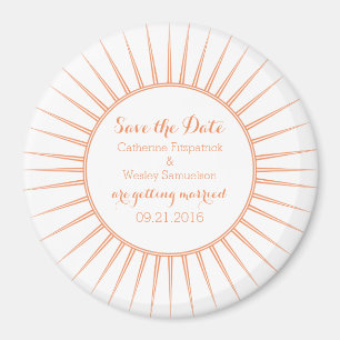 Íman Imã salve a data Retroativa Laranja Deco
