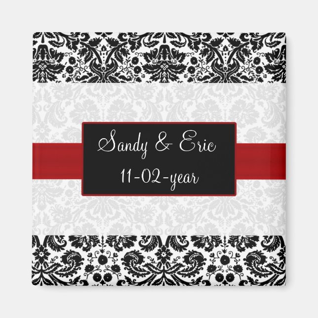 Íman imã salve a data vermelha (Frente)