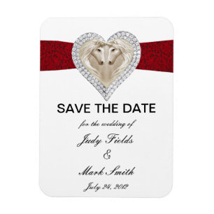 Íman Imã salve a data vermelha do laço do unicórnio