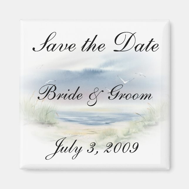 Íman Imã salve o dia de Casamento de Praia (Frente)