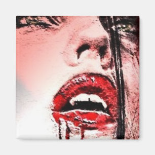 Íman Ímã sangrento bonito do vampiro