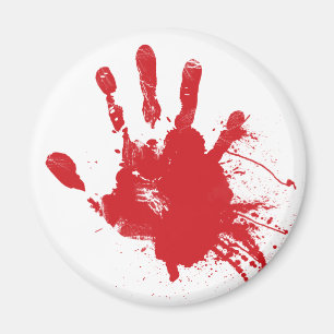 Íman Ímã sangrento de Handprint
