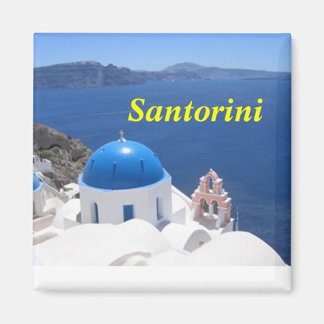 Íman ímã Santorini (Frente)