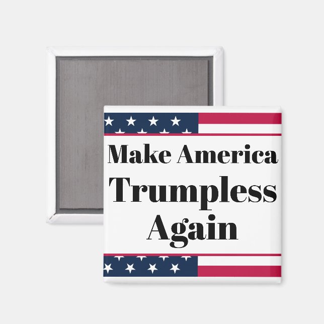 Íman Ímã sem Trump (Front/Back)