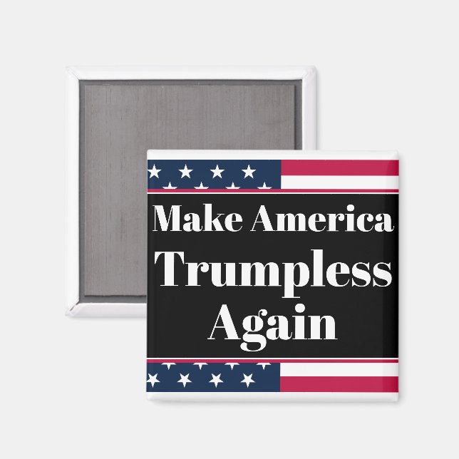 Íman Ímã sem Trump (Front/Back)
