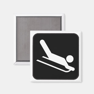 Íman Ímã Sledding do símbolo