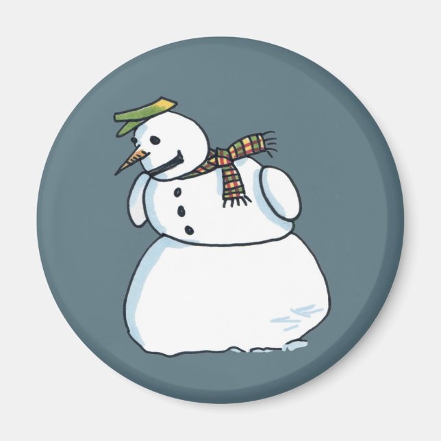 Íman ímã Snowman (Frente)