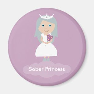 Íman Ímã sóbrio da princesa do Lilac