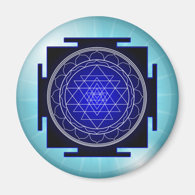 Íman ímã sri yantra (Frente)