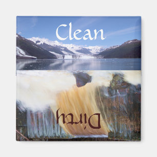 Íman Ímã sujo da máquina de lavar louça da cachoeir