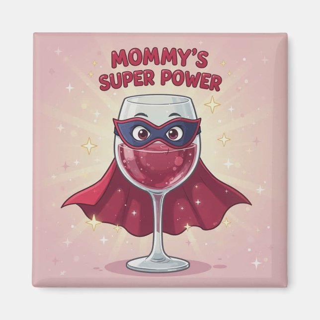 Íman Ímã Superpoder da Mamãe (Frente)