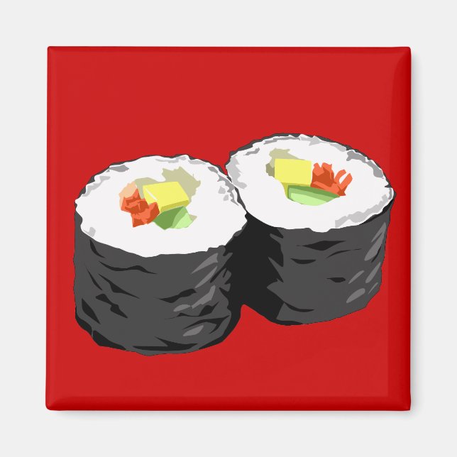 Íman ímã Sushi (Frente)