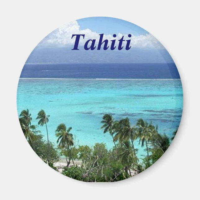 Íman ímã Tahiti (Frente)