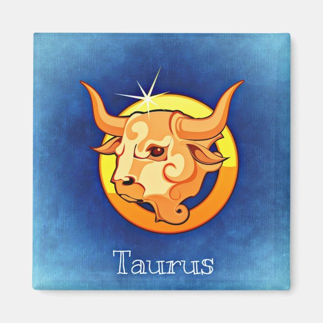 Íman ímã taurus zodiac (Frente)