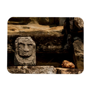 Íman Ímã Totem de Pedra Sorridente Camboja - Retângulo