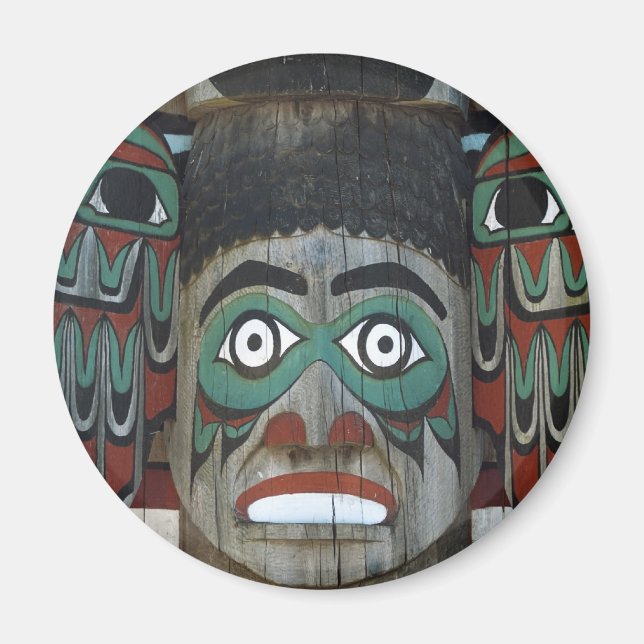 Íman Ímã Totem Pole (Frente)
