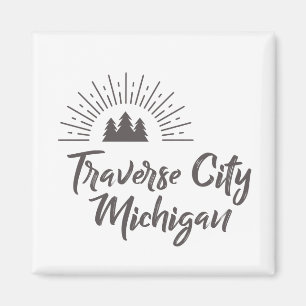 ÍMAN ÍMÃ TRANSVERSAL DE MICHIGAN DA CIDADE