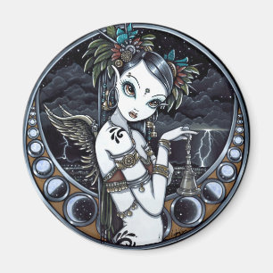 Íman Ímã tribal gótico da arte do dançarino da fus