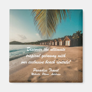 Íman Ímã Tropical de Marketing de Agência de Viagens