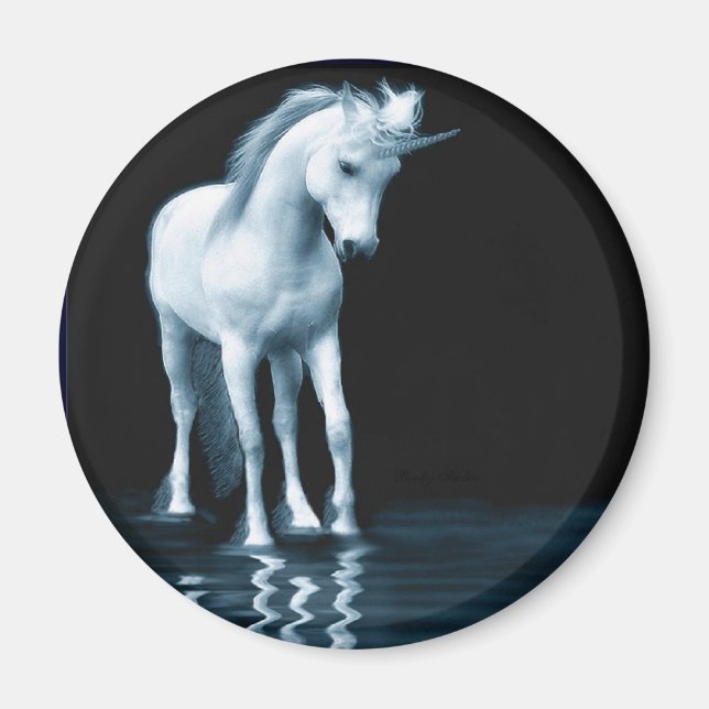 Íman ímã unicórn personalizável (Frente)