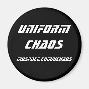 Íman Ímã uniforme do caos - branco