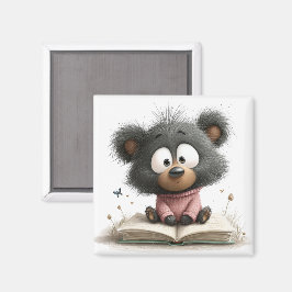 Íman Ímã Urso Leitor