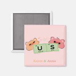 Íman Ímã Ursos Fofos Apaixonados