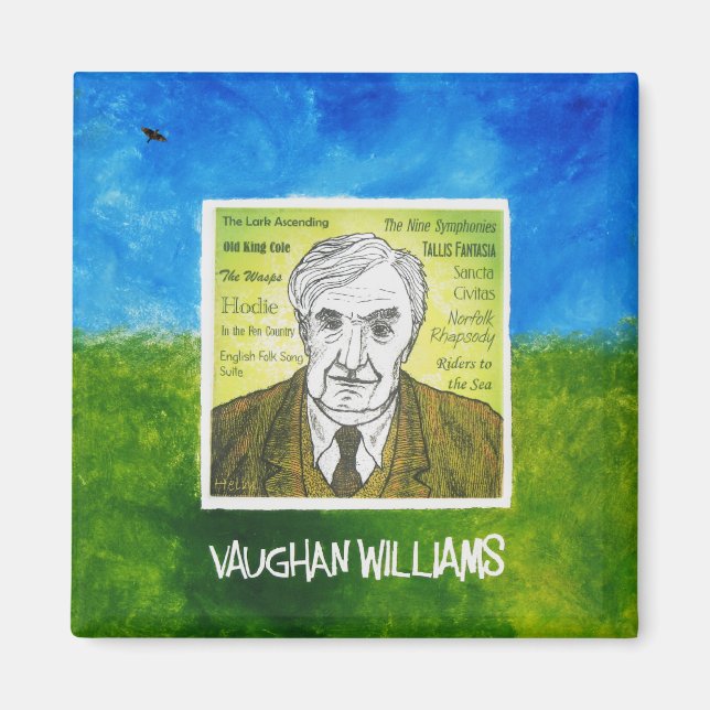 Íman ímã Vaughan Williams (Frente)