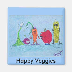 Íman Ímã - vegetarianos felizes