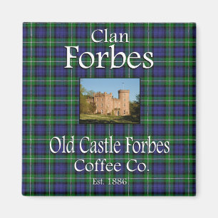 Íman Ímã velho do Co. do café de Forbes do castelo d