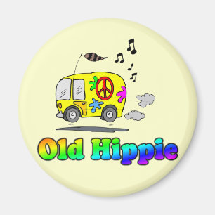 Íman Ímã velho do ônibus do Hippie
