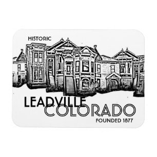 Íman Ímã velho histórico da cidade de Leadville