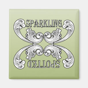 Íman Ímã verde da máquina de lavar louça para prato