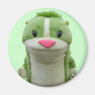 Íman Ímã verde do Chipmunk