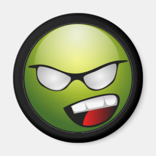 Íman Ímã verde do preto da cara