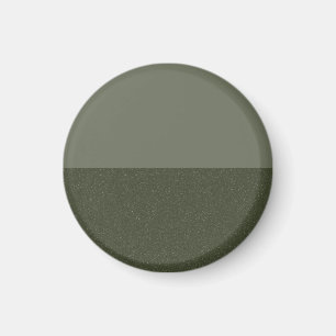Íman Ímã Verde Musgo de Duas Cores Minimalista – Person