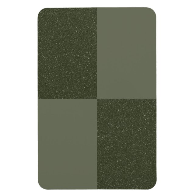Íman Ímã Verde Musgo de Grade Texturizada – Personalizá (Vertical)