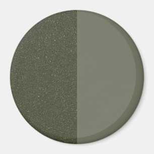 Íman Ímã Verde Musgo Metade Dividido