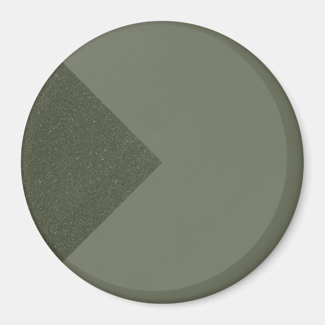 Íman Ímã Verde Musgo Moderno da Flecha (Frente)