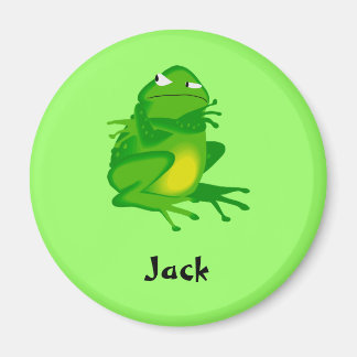 Íman ímã verde-sapo cinza