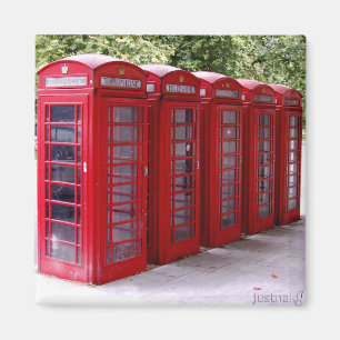 Íman ímã vermelho da caixa do telefone