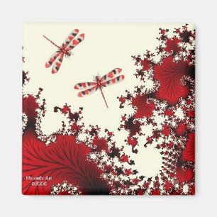 Íman Ímã vermelho da libélula