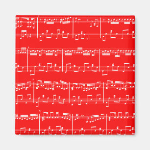 Íman Ímã vermelho da partitura