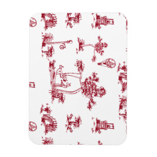 Íman Ímã vermelho de Toile do unicórnio